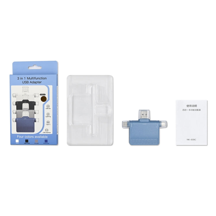 Station d'accueil gaming USB-C 3 en 1 pour PC et accessoires
