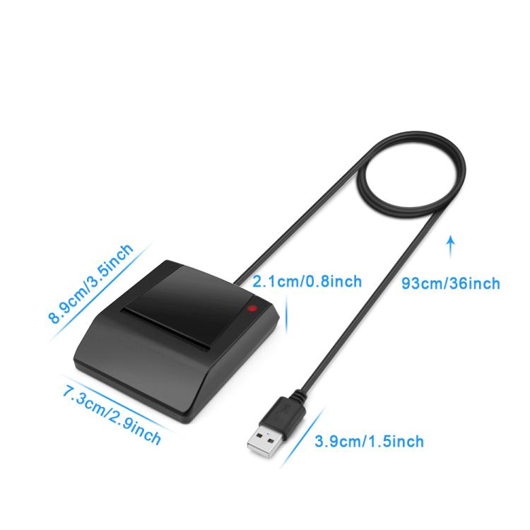 Lecteur de carte à puce ROCKETEK RT-SCR4 pour PC Gaming
