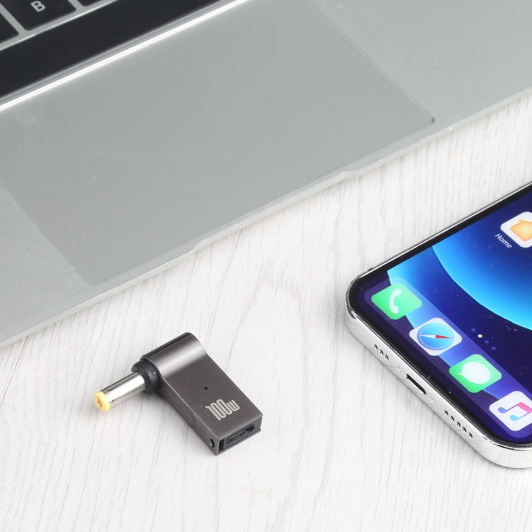 Adaptateur Charge PC 100W USB-C vers DC 5,5 x 1,7 mm