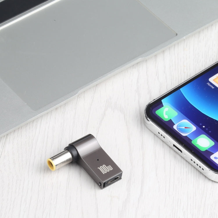 100W USB-C/Type-C Female to DC 7.9x5.0mm Male Laptop Charging Adapter for Lenovo, Type-C Female to DC 7.9x5.0mm Male