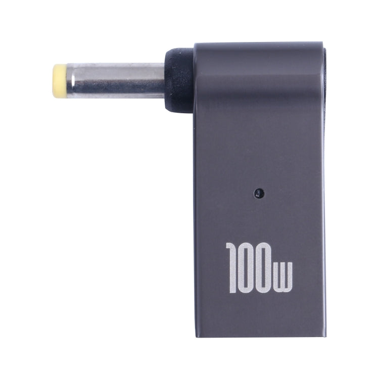 100W USB-C/Type-C Female to DC 4.0x1.7mm Male Laptop Charging Adapter for Lenovo, Type-C Female to DC 4.0x1.7mm Male(Yellow)