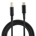 Câble de charge USB-C 100W nylon tissé pour PC gaming 1,7m