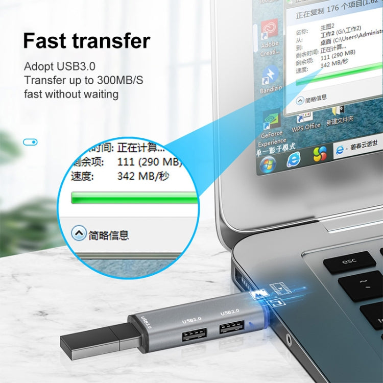 3-in-1 USB-C Docking Station for PC and Gaming
