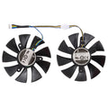 DC 12 V 0,5 A 4 broches femelle original ordinateur de bureau radiateur ventilateur de refroidissement CPU ventilateur de refroidissement, diamètre : 8,5 mm, paires, 0.5A Diameter: 8.5mm(Original)