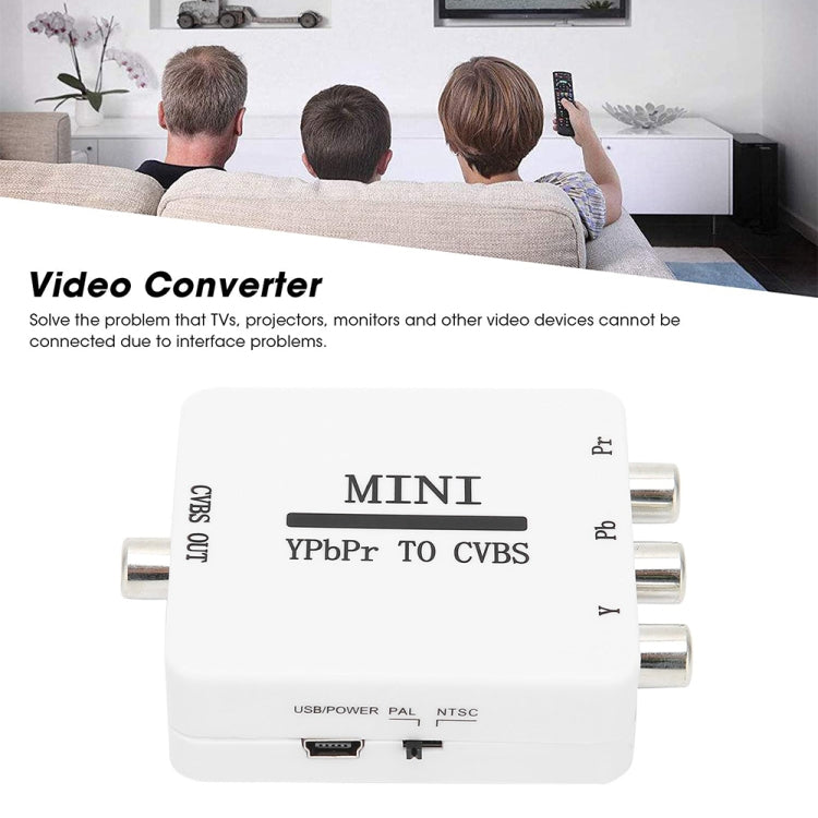 Convertisseur vidéo YPBPR vers CVBS pour PC et TV