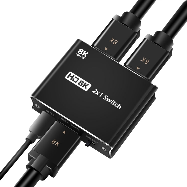 Commutateur HDMI 2x1 NK-W80 8K UHD pour PC Gaming