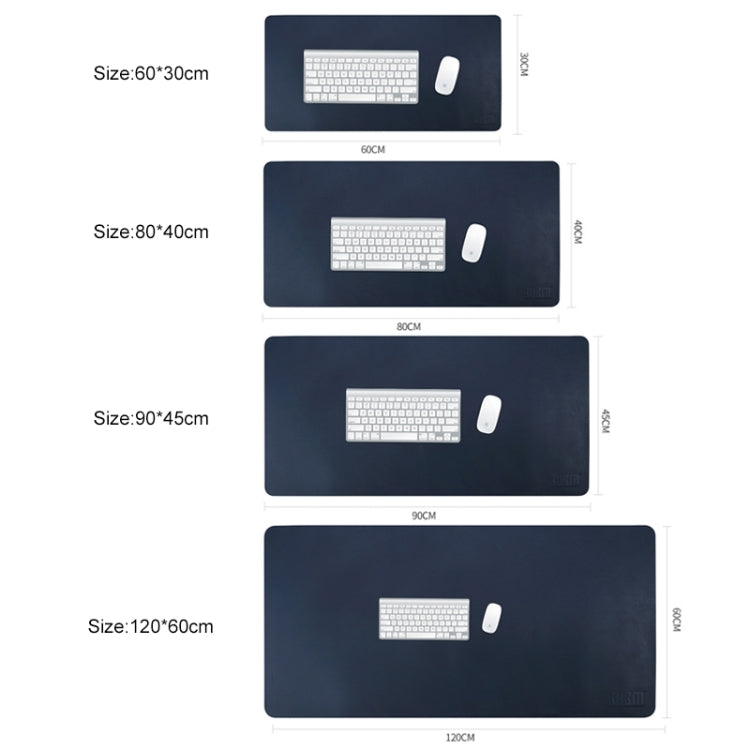 Tapis de souris gaming en cuir PU antidérapant 60x30 cm