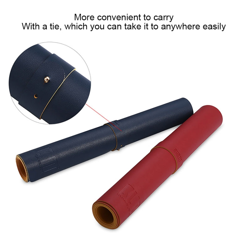 Tapis de souris gaming en cuir PU antidérapant 60x30 cm