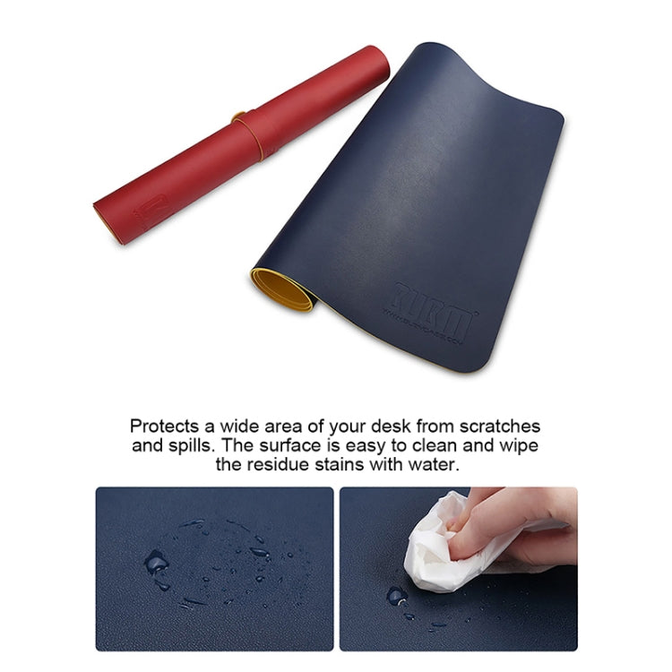 Tapis de souris gaming en cuir PU antidérapant 60x30 cm