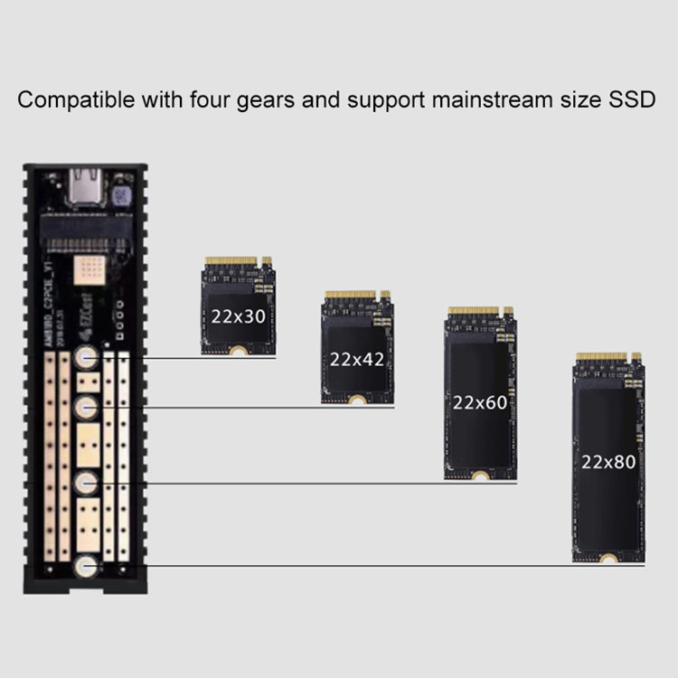Boîtier de disque dur SSD EZCast S8000 pour PC Gaming
