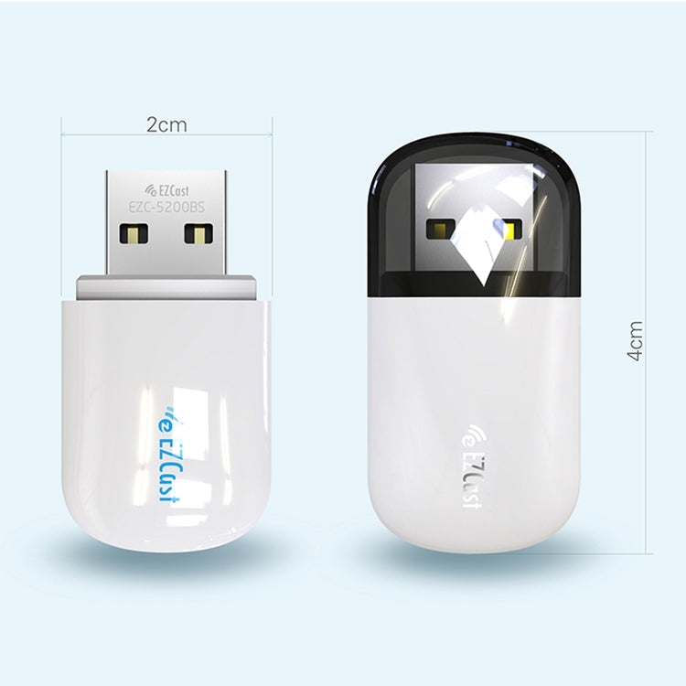 Adaptateur WiFi double bande EZCast pour PC - 600 Mbps