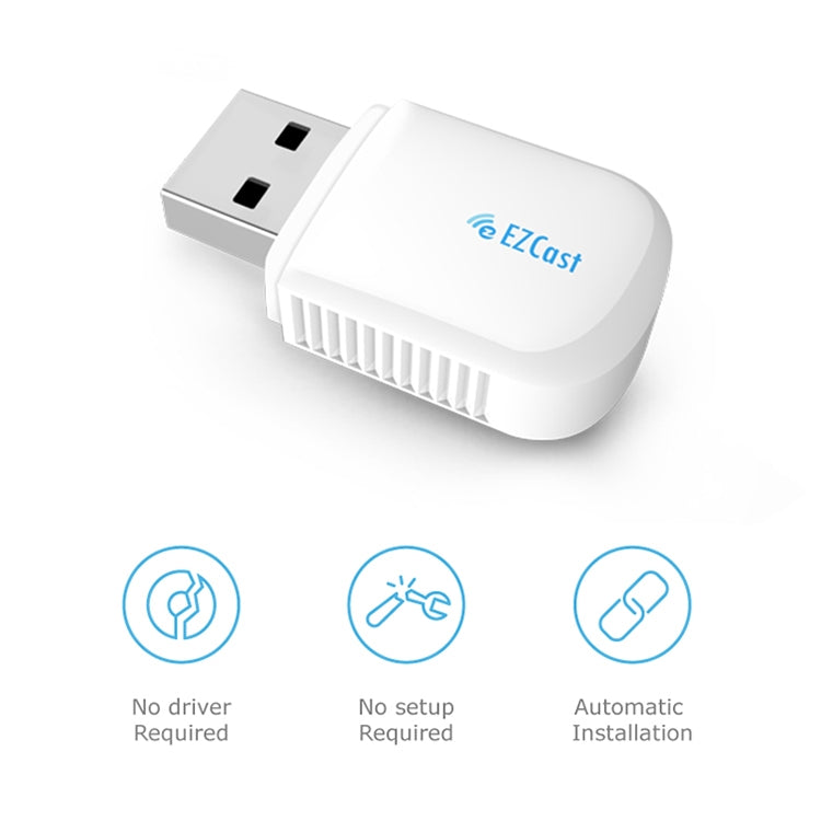 Adaptateur WiFi double bande EZCast pour PC - 600 Mbps
