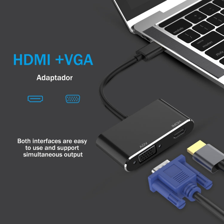 Adaptateur USB 3.0 vers HDMI et VGA pour PC Gaming