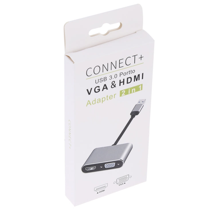 Adaptateur USB 3.0 vers HDMI et VGA pour PC Gaming