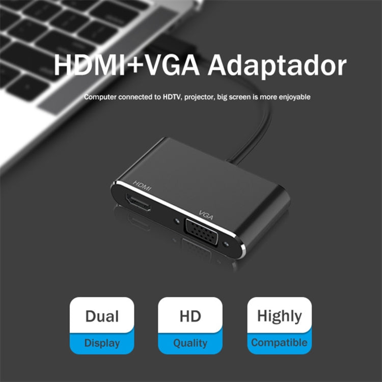 Adaptateur USB 3.0 vers HDMI et VGA pour PC Gaming