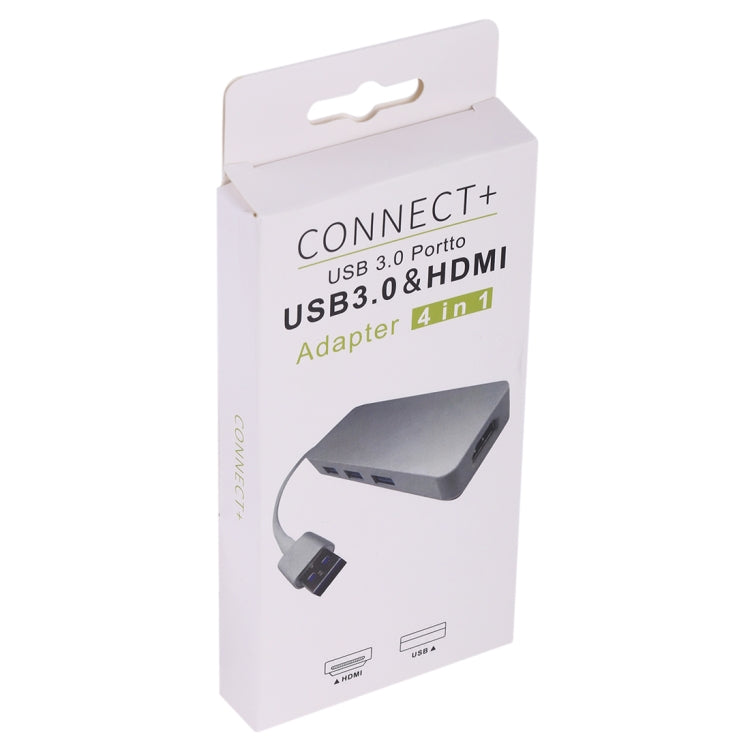 4-in-1 USB 3.0 Adapter for PC and Gaming HDMI