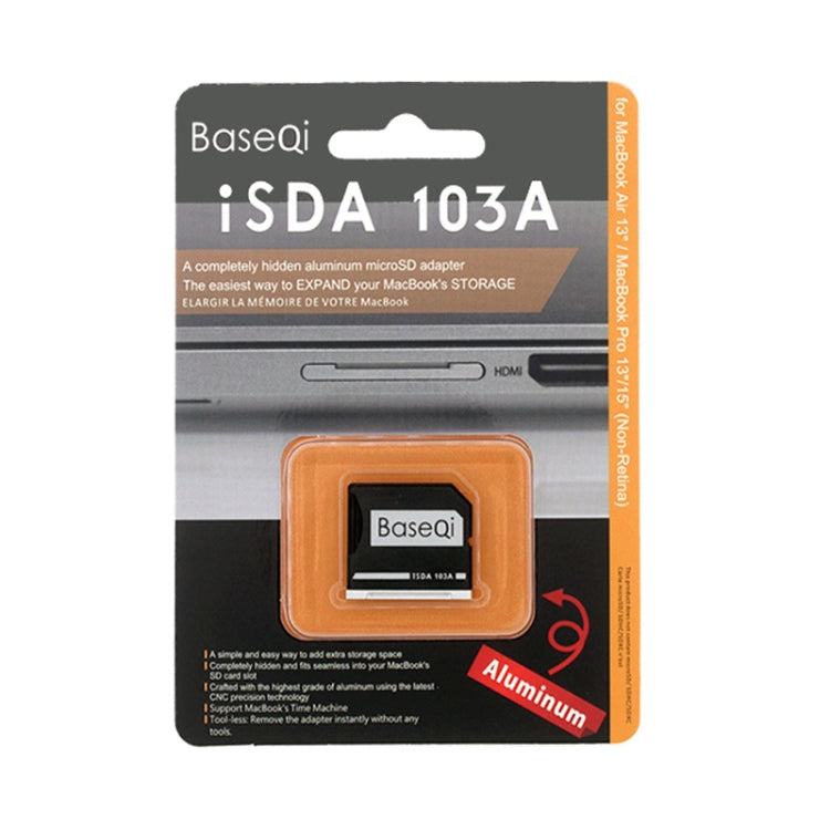 Étui caché carte SD en aluminium pour MacBook Pro 2012
