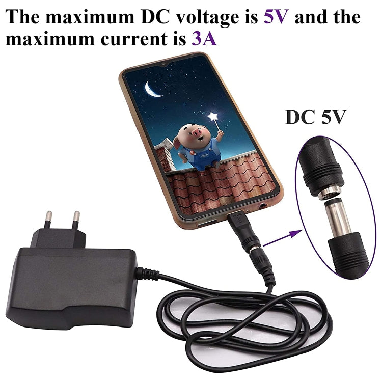 Adaptateur Gaming 5,5 x 2,1 mm vers USB-C pour PC