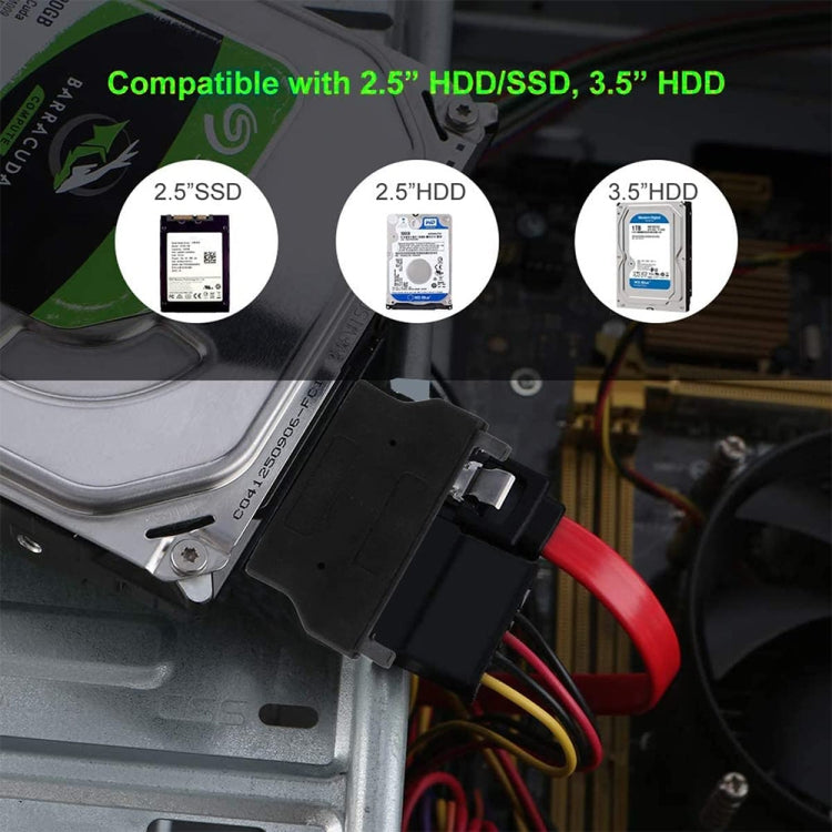 Adaptateur SATA 22 vers Slimline 13 broches pour PC Gaming