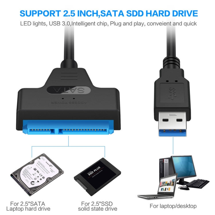 SATA to USB 3.0 Adapter for 2.5-inch SSD Hard Drive