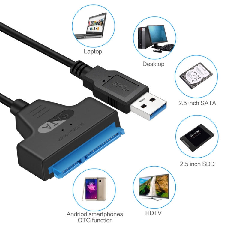 SATA to USB 3.0 Adapter for 2.5-inch SSD Hard Drive