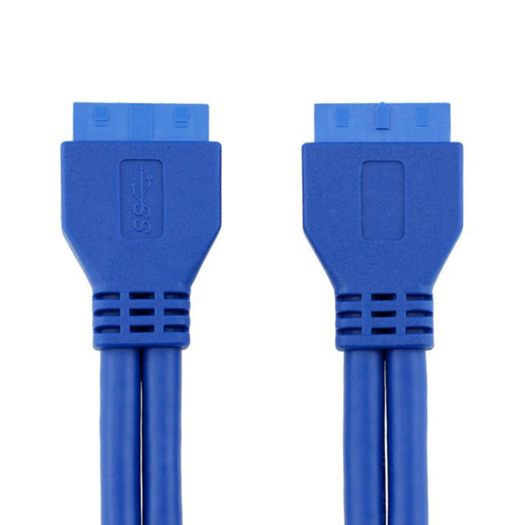 Câble d'extension USB 3.0 20 broches pour PC - 50 cm