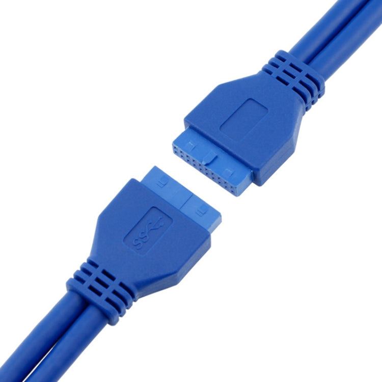 Câble d'extension USB 3.0 20 broches pour PC - 50 cm