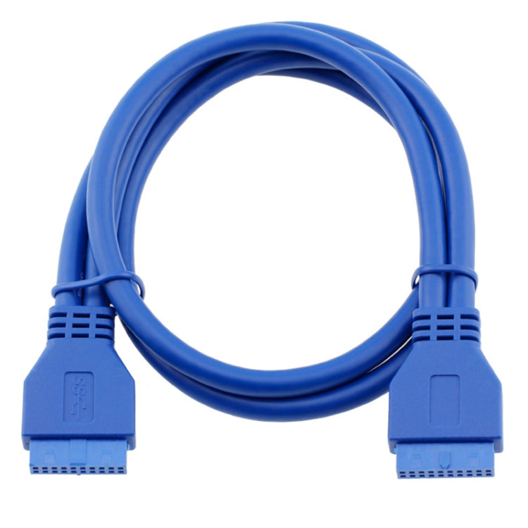 Câble d'extension USB 3.0 20 broches pour PC - 50 cm