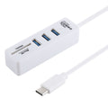 Lecteur de carte TF/SD et HUB USB-C 3 ports pour PC