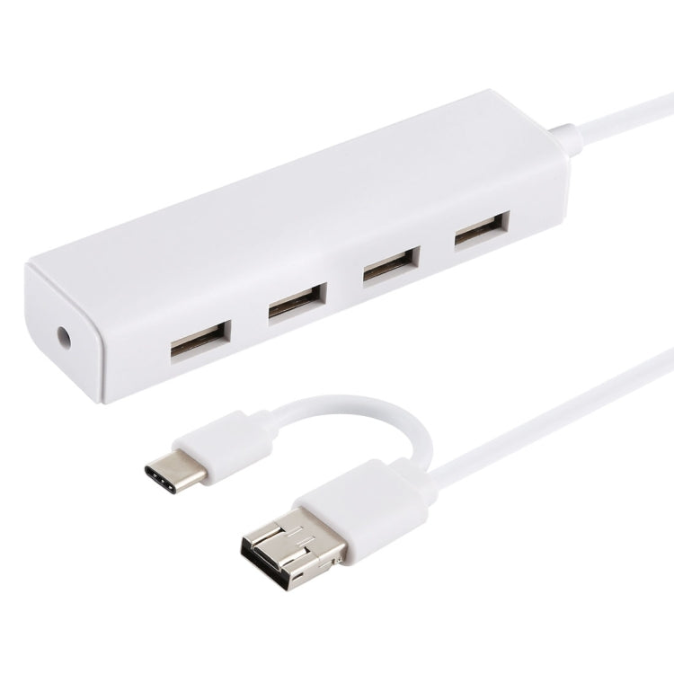 3-in-1 USB-C Hub with 4 USB Ports for Gaming PC