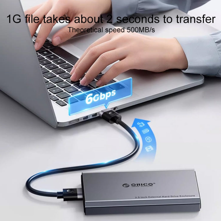 Boîtier de Disque Dur USB-C 2,5" Aluminium - ORICO 4 To