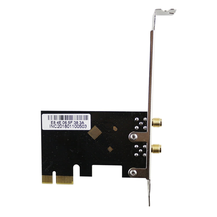 EDUP EP-9607 Carte réseau adaptateur sans fil PCI-E Express double bande 1200 Mbps avec 2 antennes 6 dBi, EP-9607 1200Mbps