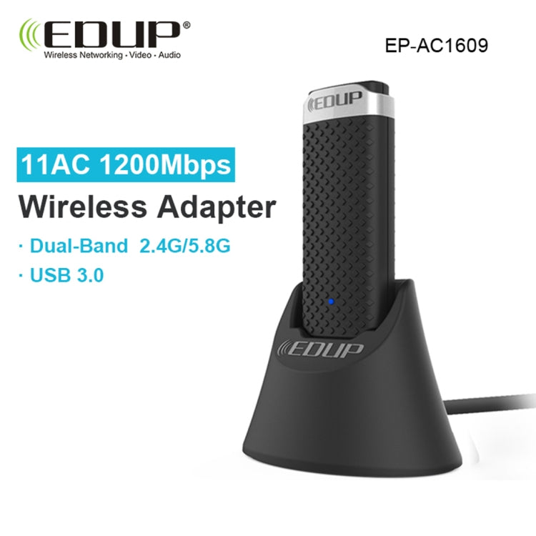 USB 3.0 WiFi Adapter 1200 Mbps for Gaming and PC