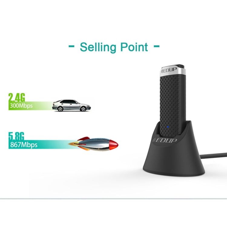 USB 3.0 WiFi Adapter 1200 Mbps for Gaming and PC