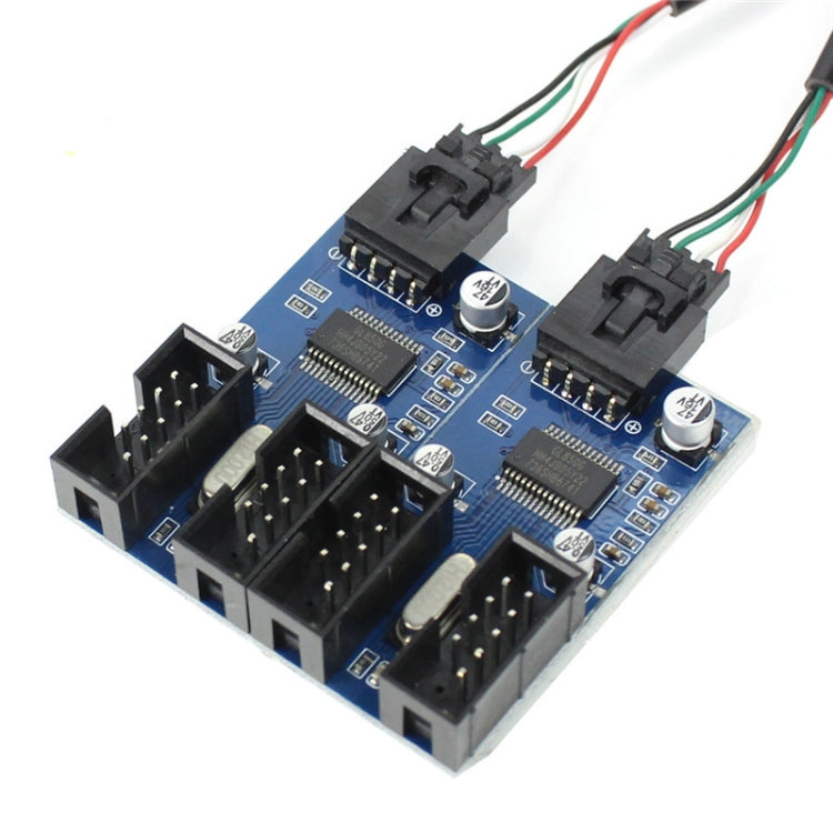 Carte de câble d'extension USB 9 broches mâle 1 à 4 femelles
