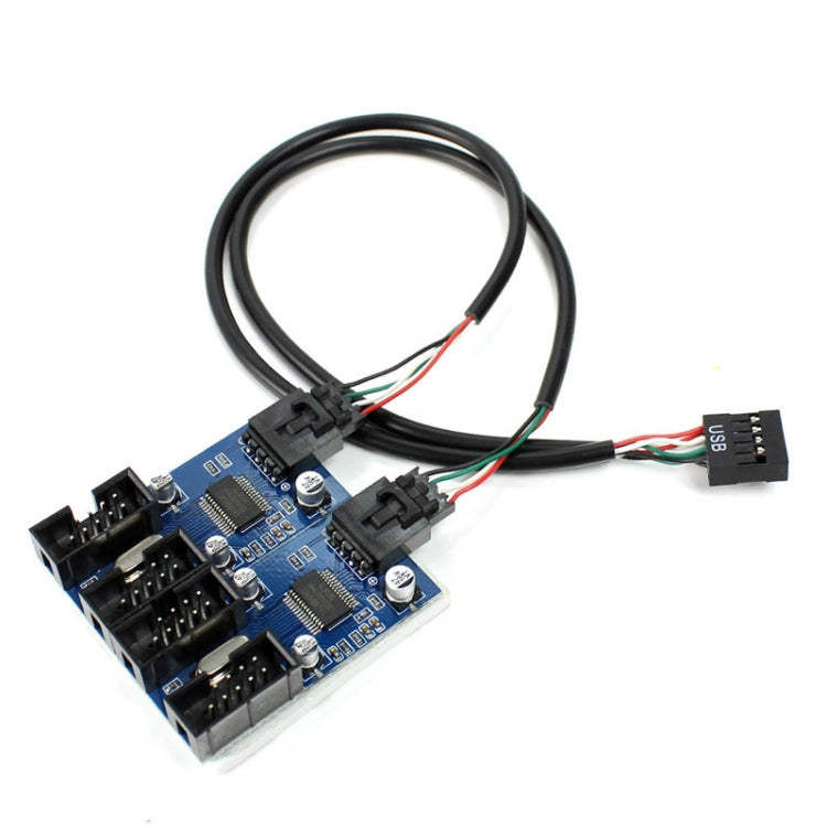 Carte de câble d'extension USB 9 broches mâle 1 à 4 femelles