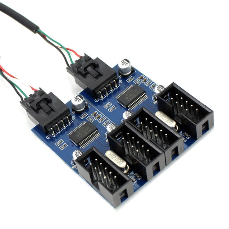 Carte de câble d'extension USB 9 broches mâle 1 à 4 femelles