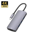 Adaptateur HUB 4 en 1 USB-C pour PC Gamer 4K 30 Hz