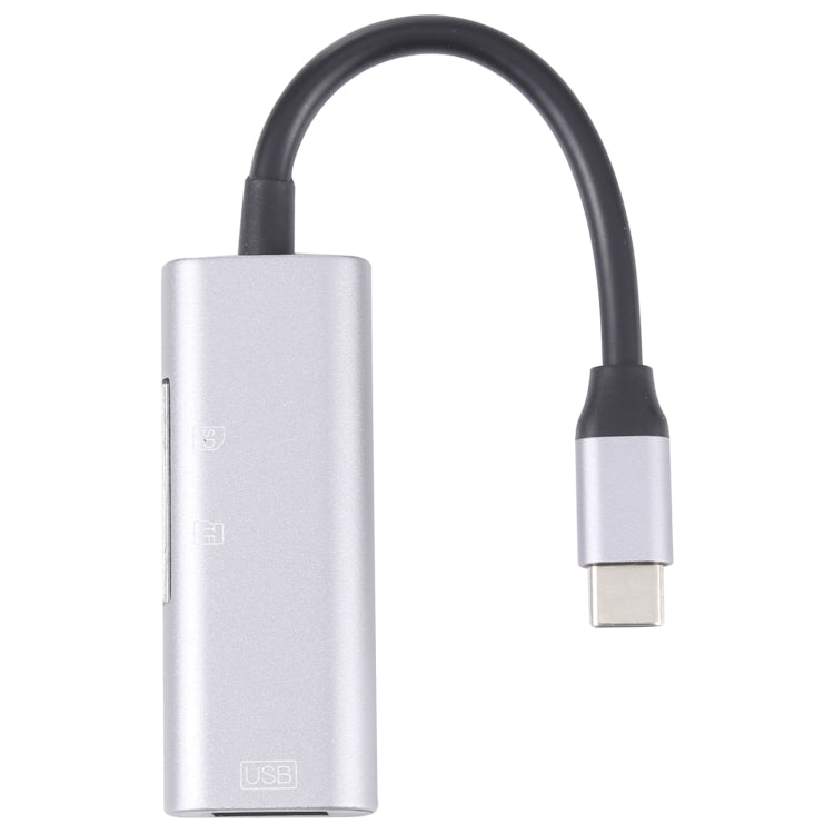 Adaptateur USB-C 3 en 1 pour PC et cartes SD/TF