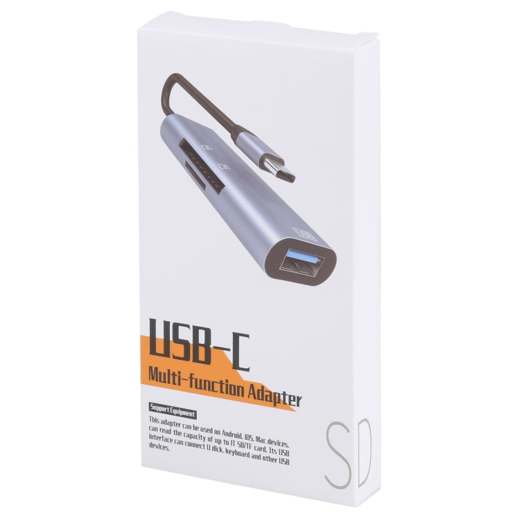 3-in-1 USB-C Adapter for PC and SD/TF Cards