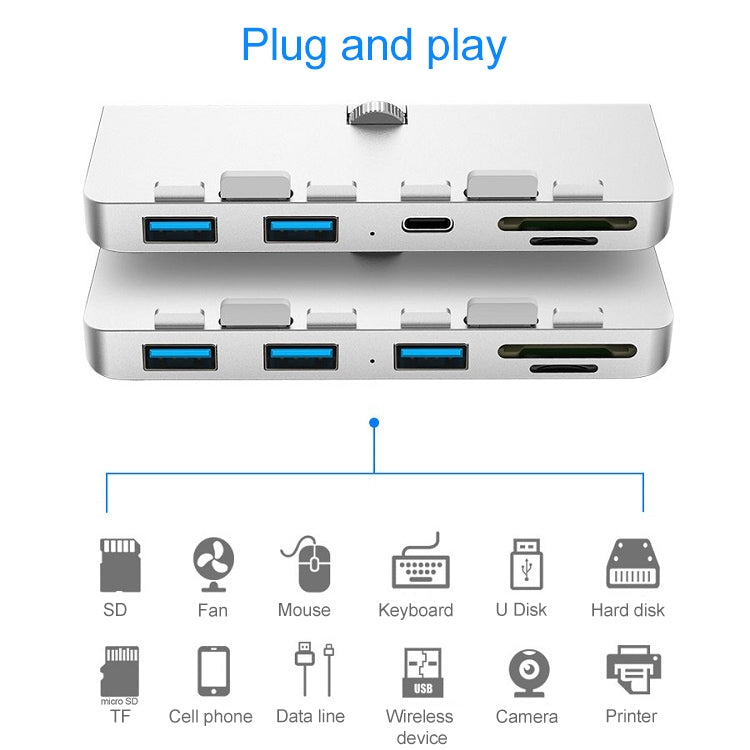 Rocketek USB 3.0 Hub for iMac - Docking Station