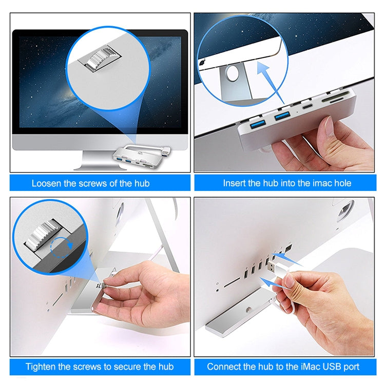 HUB USB 3.0 Rocketek pour iMac - Station d'extension