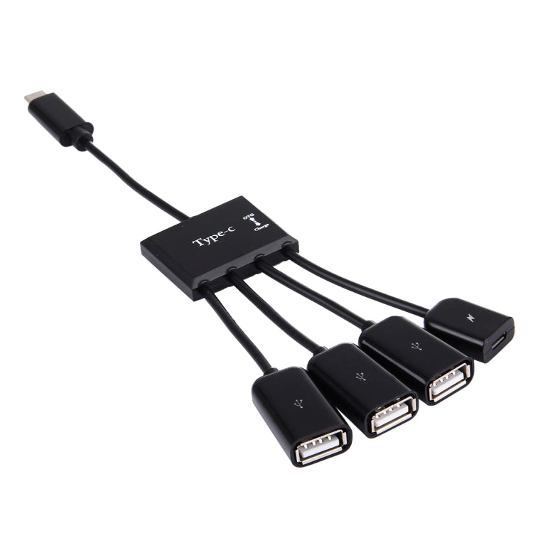 4-in-1 USB 2.0 OTG HUB Cable for PC and Gaming