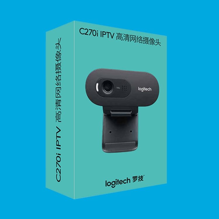 Webcam Logitech C270i HD pour PC Gaming et Streaming