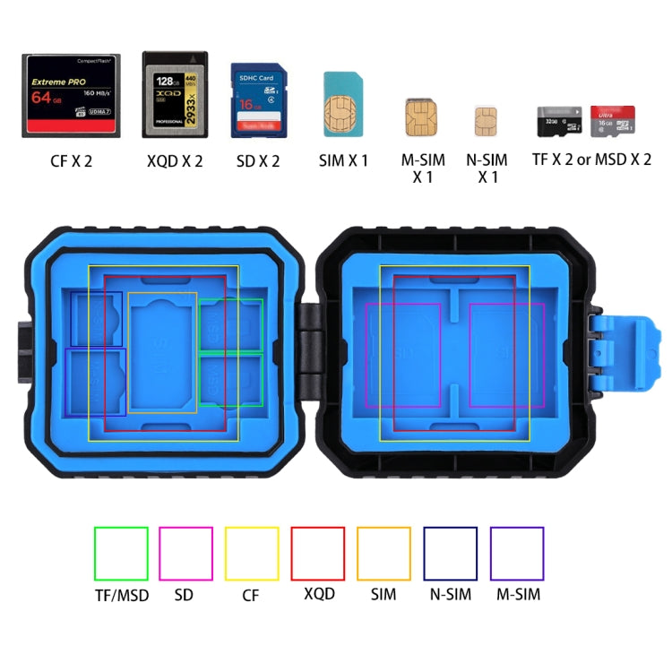 Étui de stockage 11 en 1 pour cartes mémoire PC et gaming