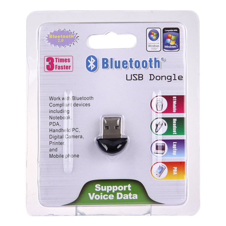 Dongle USB Bluetooth sans lecteur (adaptateur) avec puce CSR, Plug & Play, CSR Chip