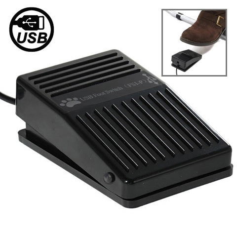 USB adapter for gaming keyboard with control pedal