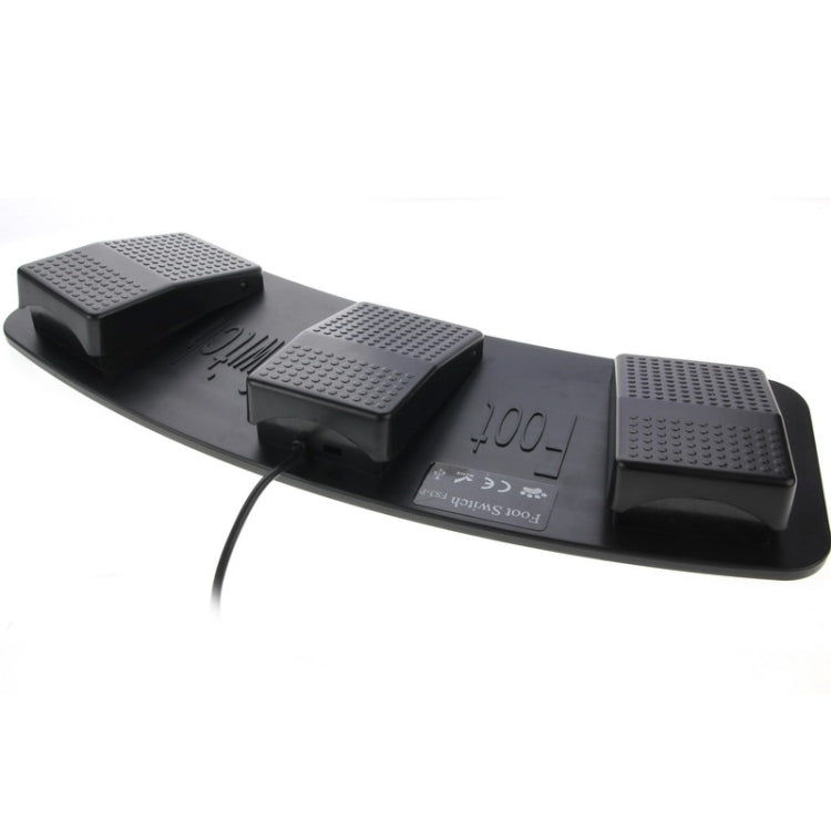 Pédale USB triple action PC, 2 Foot Switch