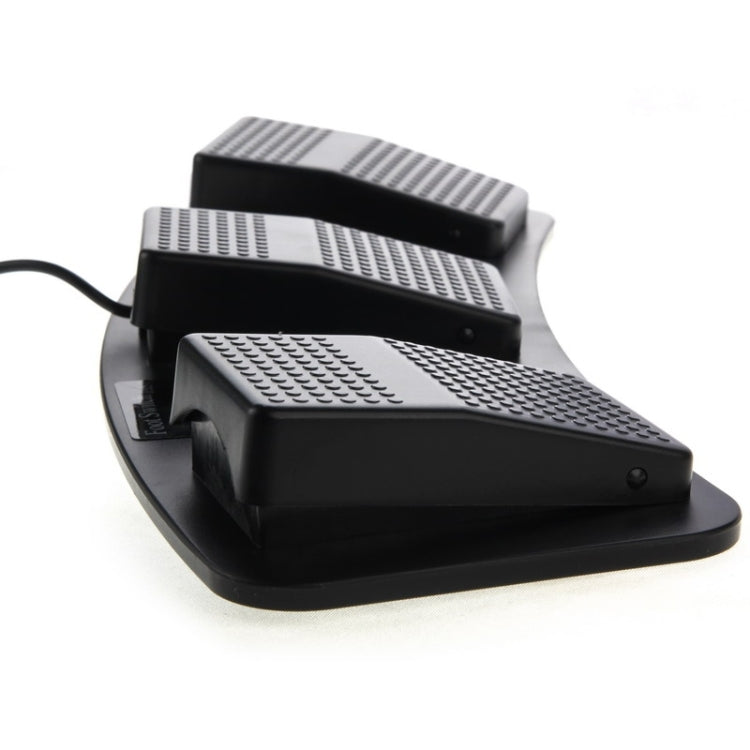 Pédale USB triple action PC, 2 Foot Switch