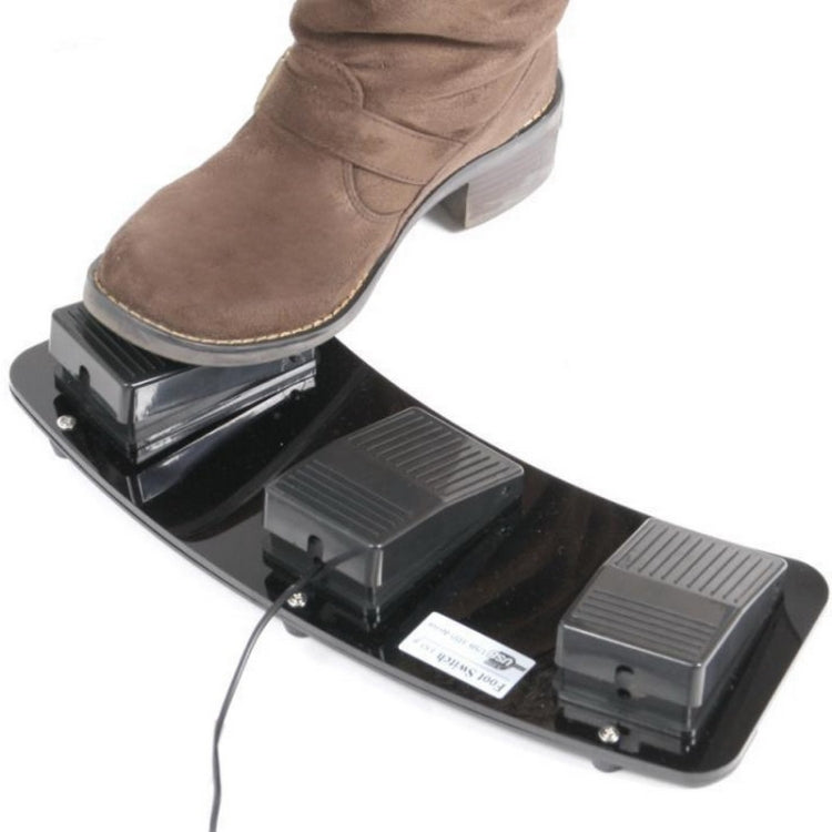 Pédale USB triple action PC, 2 Foot Switch